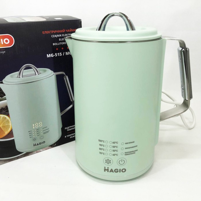 Компактний електричний чайник для дому, Ергономічний електричний чайник, Електрочайник нержавіюча сталь ZC-81