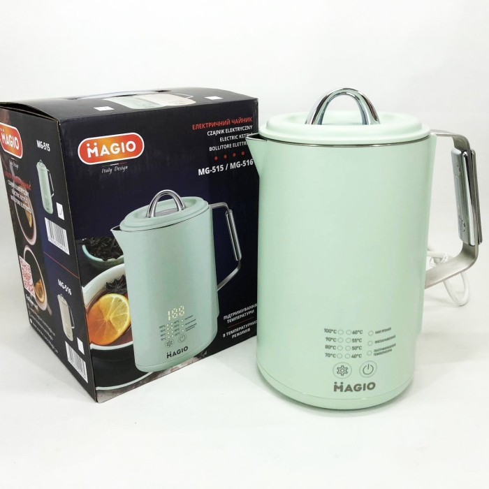 Компактний електричний чайник для дому, Ергономічний електричний чайник, Електрочайник нержавіюча сталь ZC-81