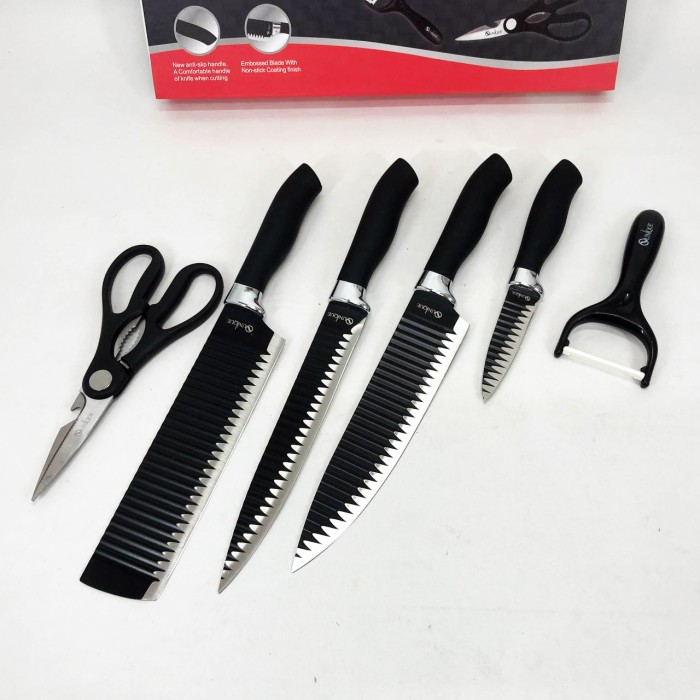 Набір кухонних ножів преміум, Набір ножів для домашнього кухаря Комплект гострих для кухні LE-31