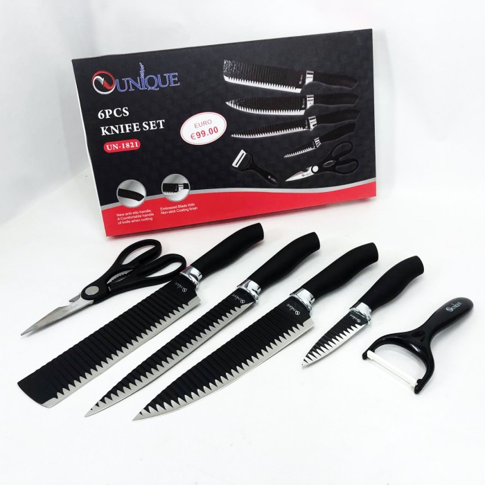 Набір кухонних ножів преміум, Набір ножів для домашнього кухаря Комплект гострих для кухні LE-31