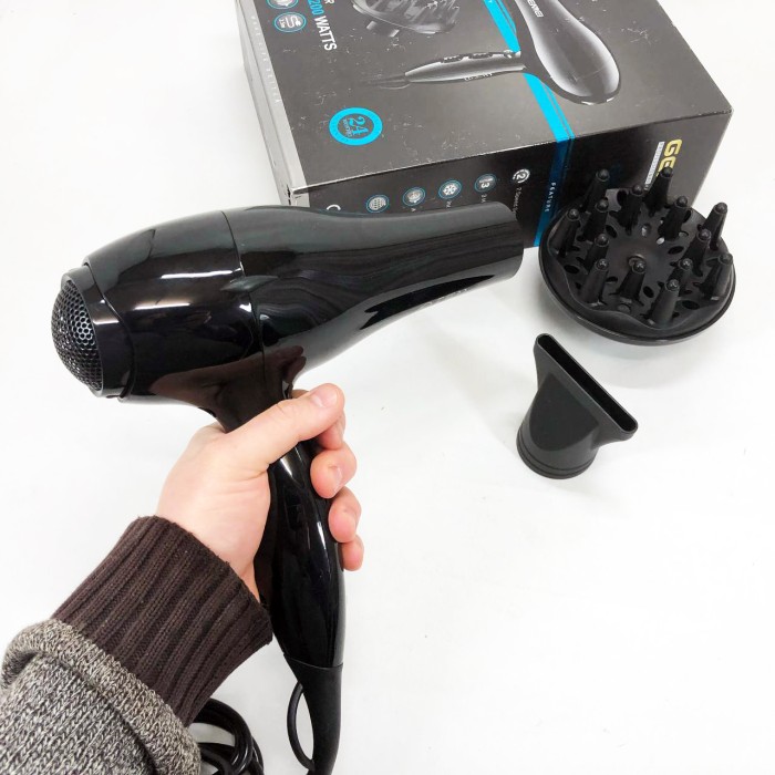 Фен для укладання з холодним обдувом Gemei, Електричний фен для гладкого волосся Хороший потужний LF-55