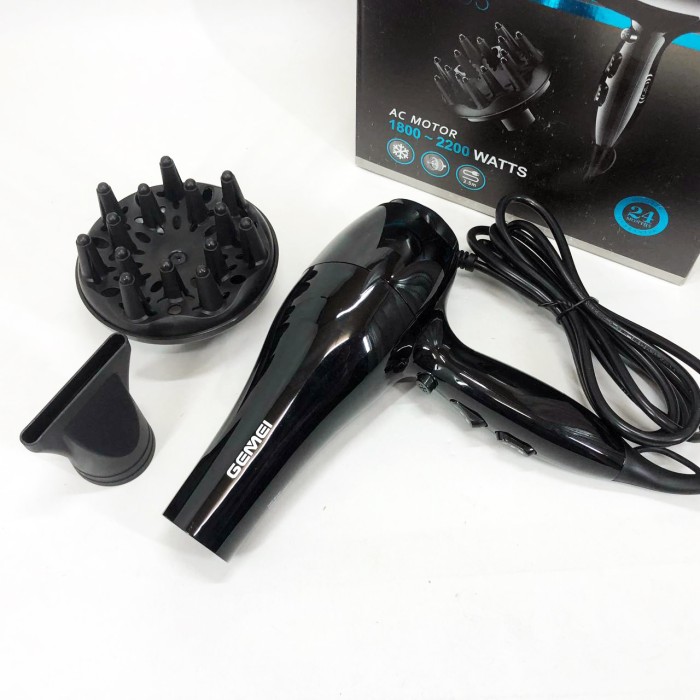 Фен для укладання з холодним обдувом Gemei, Електричний фен для гладкого волосся Хороший потужний LF-55