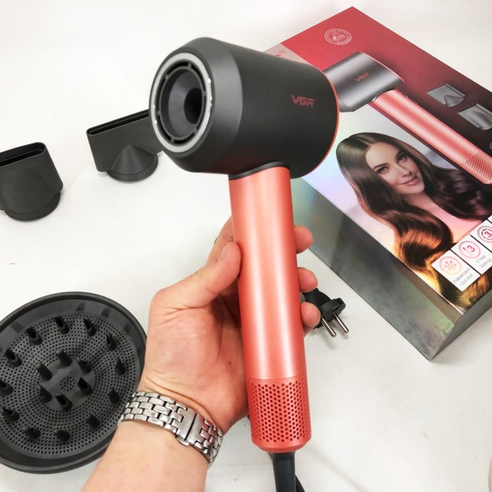 Фен для красивої укладки волосся VGR V-440, Фен для різних типів волосся побутовий ER-11