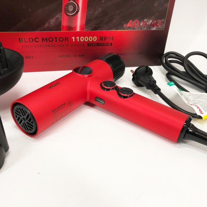 Потужний фен для швидкого сушіння VGR, Якісний фен для волосся Хороший випрямлення волосся ZE-49