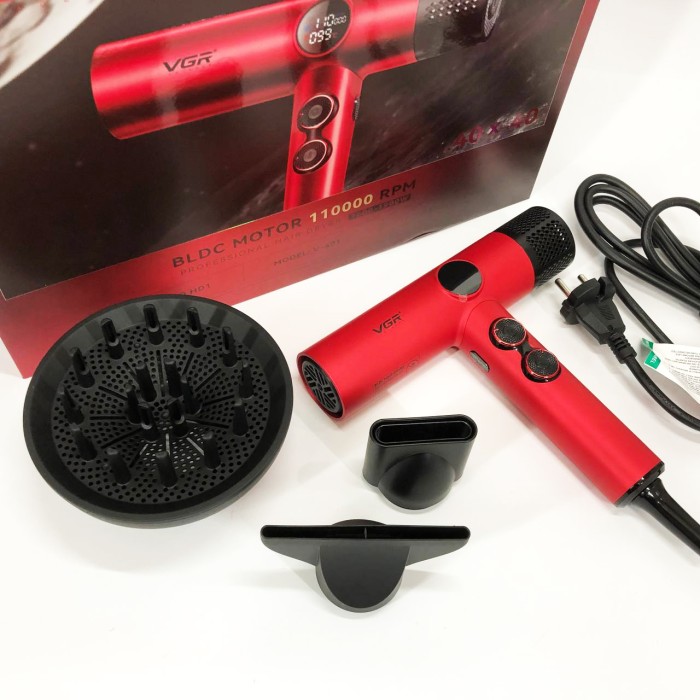 Потужний фен для швидкого сушіння VGR, Якісний фен для волосся Хороший випрямлення волосся ZE-49