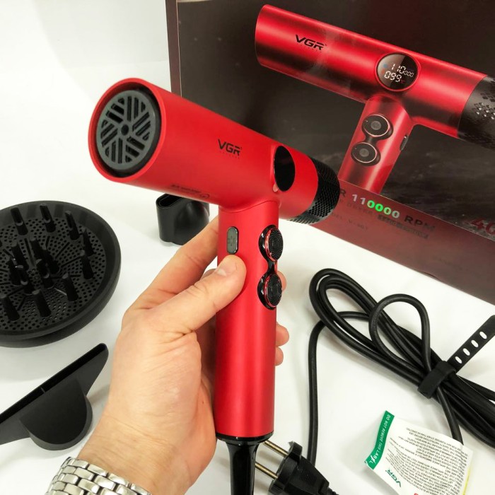 Потужний фен для швидкого сушіння VGR, Якісний фен для волосся Хороший випрямлення волосся ZE-49