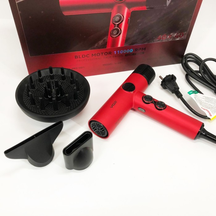 Потужний фен для швидкого сушіння VGR, Якісний фен для волосся Хороший випрямлення волосся ZE-49