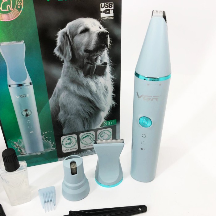 Машинка для стрижки кішок з довгою шерстю, Тример для домашніх тварин з насадками XO-82