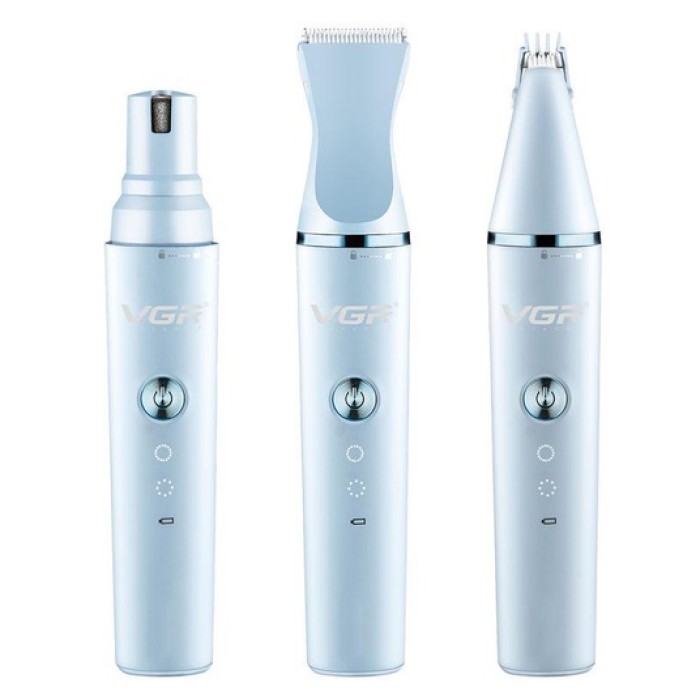 Машинка для стрижки кішок з довгою шерстю, Тример для домашніх тварин з насадками XO-82