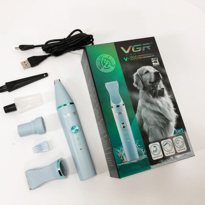 Машинка для стрижки кішок з довгою шерстю, Тример для домашніх тварин з насадками XO-82