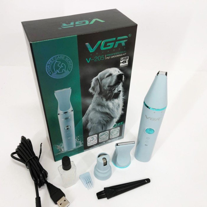 Машинка для стрижки кішок з довгою шерстю, Тример для домашніх тварин з насадками XO-82