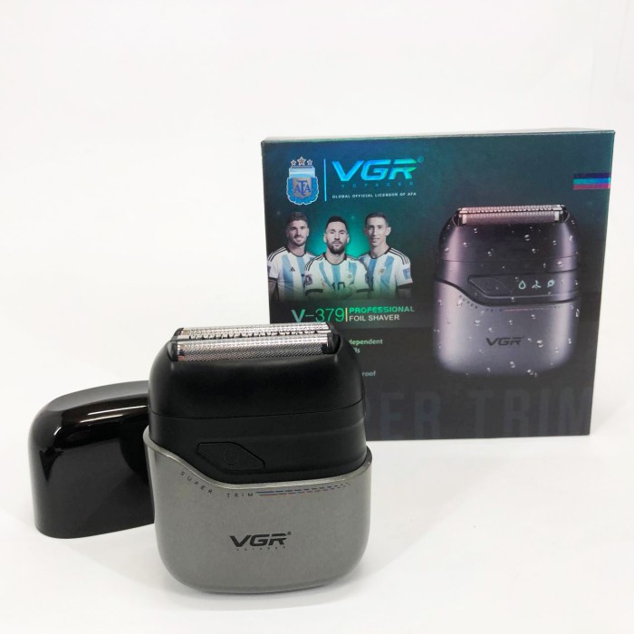 Чоловіча водонепроникна акумуляторна бритва VGR V-379, Портативна чоловіча професійна бритва RS-61