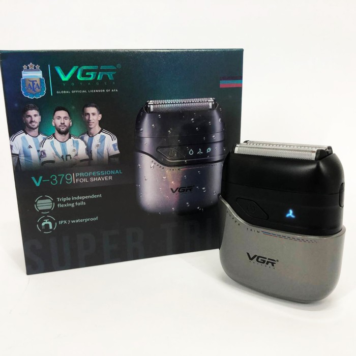 Чоловіча водонепроникна акумуляторна бритва VGR V-379, Портативна чоловіча професійна бритва RS-61