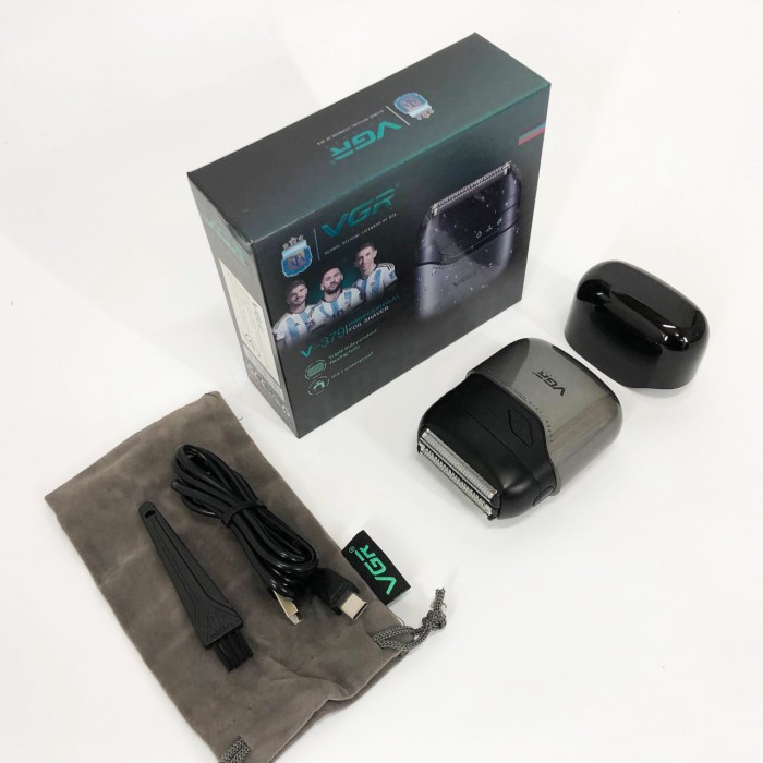 Чоловіча водонепроникна акумуляторна бритва VGR V-379, Портативна чоловіча професійна бритва RS-61