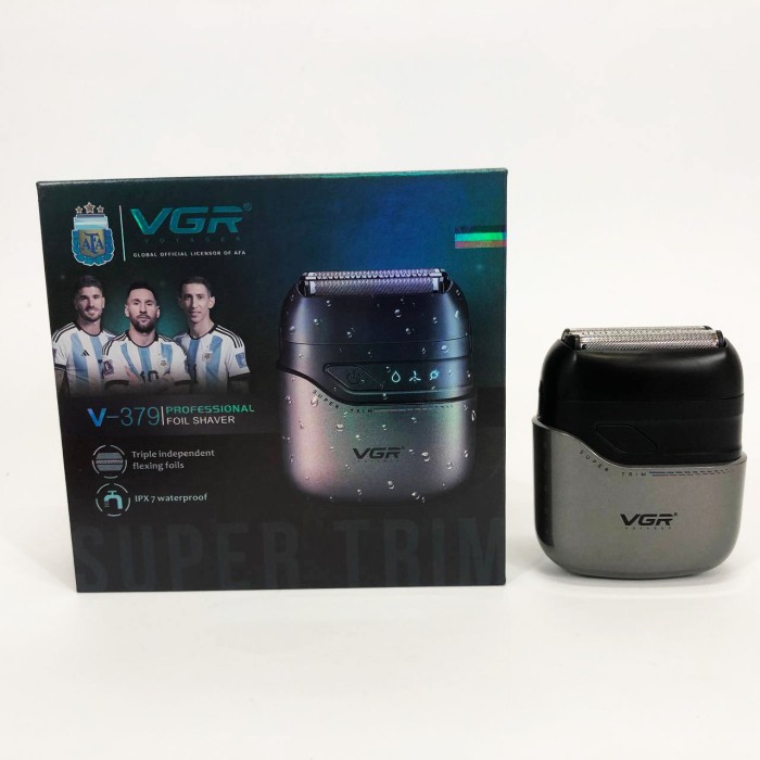 Професійна електробритва VGR, Акумуляторна бритва з фірмовим лезом, Електробритва-шейвер чоловіча AI-54