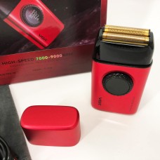 Компактна електробритва чоловіча VGR V-378 RED, Чоловіча вологостійка електробритва AF-15