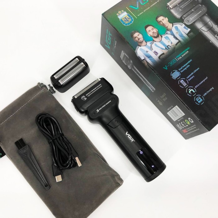 Електробритва для бороди VGR V-368, Професійна бритва для чоловіків, Професійні електричні бритви DY-80