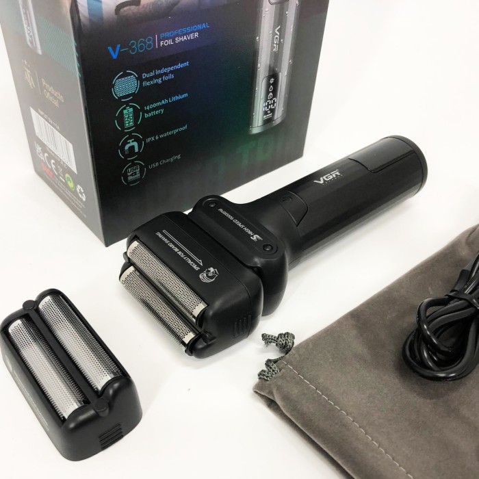 Електробритва для бороди VGR V-368, Професійна бритва для чоловіків, Професійні електричні бритви DY-80