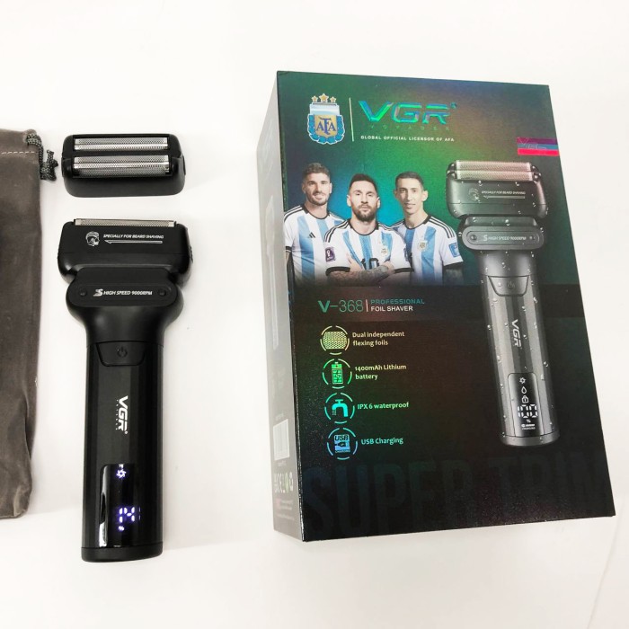 Електробритва для бороди VGR V-368, Професійна бритва для чоловіків, Професійні електричні бритви DY-80