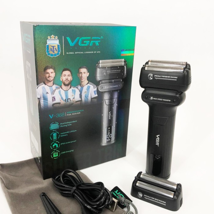 Професійна електробритва з насадками VGR, Портативна бритва, Універсальна акумуляторна електробритва IF-54