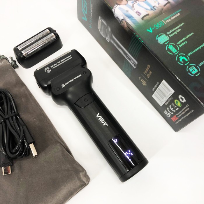 Професійна електробритва з насадками VGR, Портативна бритва, Універсальна акумуляторна електробритва IF-54