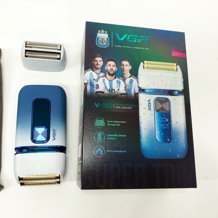 Багатофункціональний тример для стрижки волосся і бороди VGR, Тример для бороди бездротовий PF-90