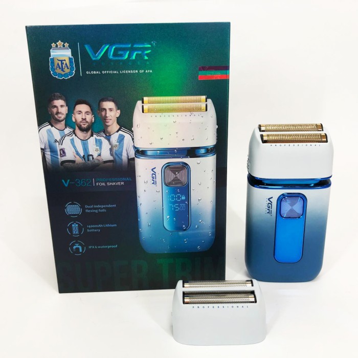 Багатофункціональний тример для стрижки волосся і бороди VGR, Тример для бороди бездротовий PF-90