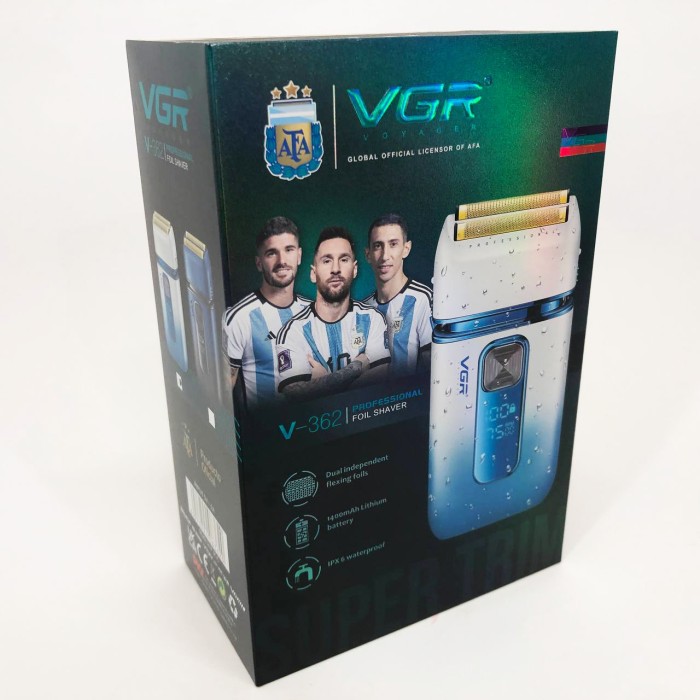 Багатофункціональний тример для стрижки волосся і бороди VGR, Тример для бороди бездротовий PF-90