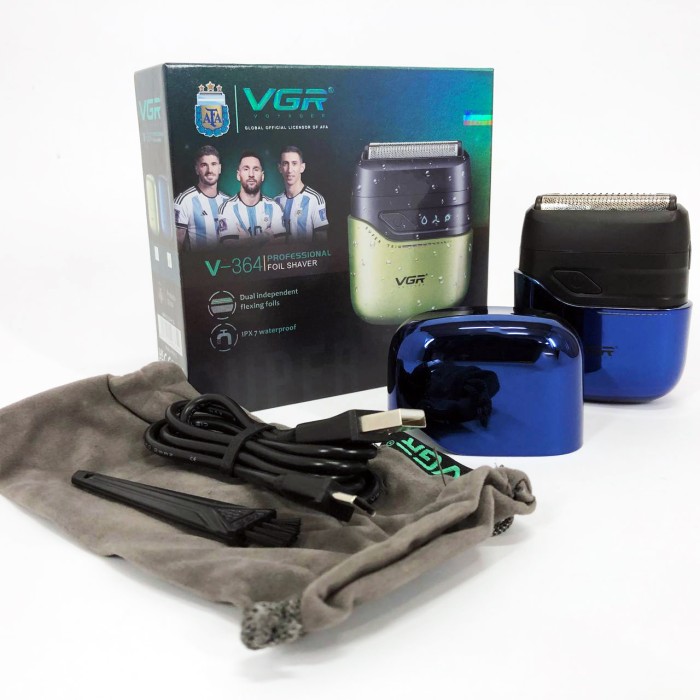 Електробритва бездротова портативна VGR V-364, Професійна електробритва бритва для бороди UJ-42