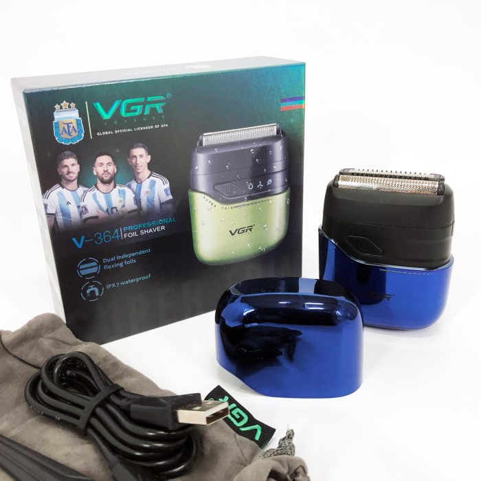Електробритва бездротова портативна VGR V-364, Професійна електробритва бритва для бороди UJ-42