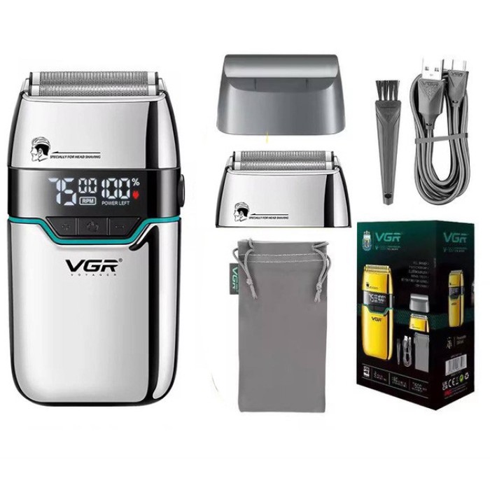 Портативна бритва VGR V-350, Суха бритва, Електробритви для чоловіків SHAVER Хороша портативна QN-31