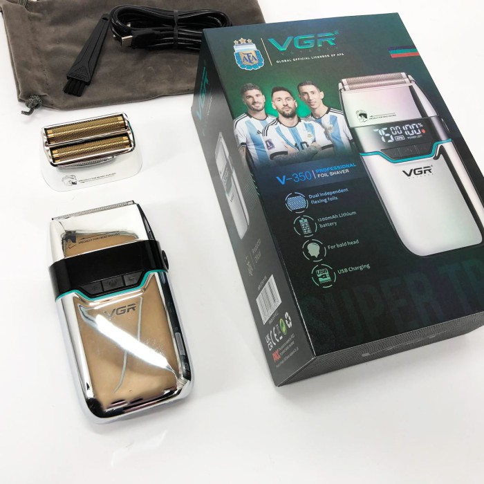 Портативна бритва VGR V-350, Суха бритва, Електробритви для чоловіків SHAVER Хороша портативна QN-31