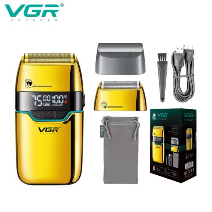 Чоловіча водонепроникна акумуляторна бритва, Електрична бритва для стрижки з вологозахистом SF-79