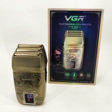 Портативна сіткова бритва VGR V-349, Бритви акумуляторні, Машинка для стрижки бороди FC-118 з акумулятором