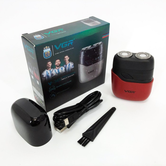 Бритви електричні, Вологостійка електрична бритва, Компактна електробритва чоловіча WX-16