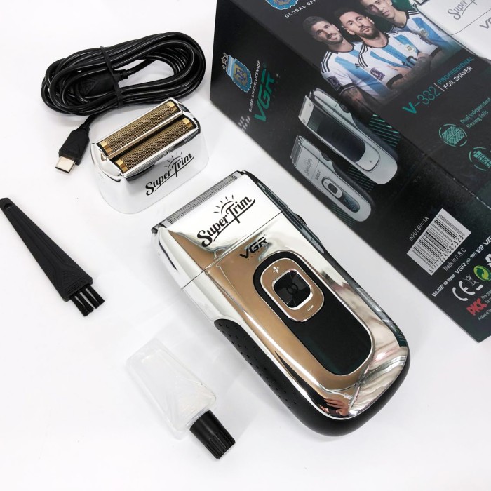 Бритва для бороди електронна VGR V-332, Чоловічі електробритви для обличчя, Бритви електричні JW-29