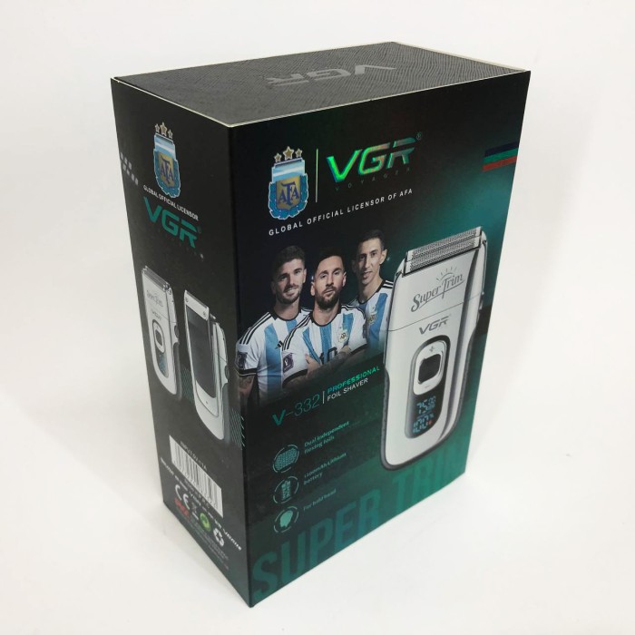 Бритва для бороди електронна VGR V-332, Чоловічі електробритви для обличчя, Бритви електричні JW-29