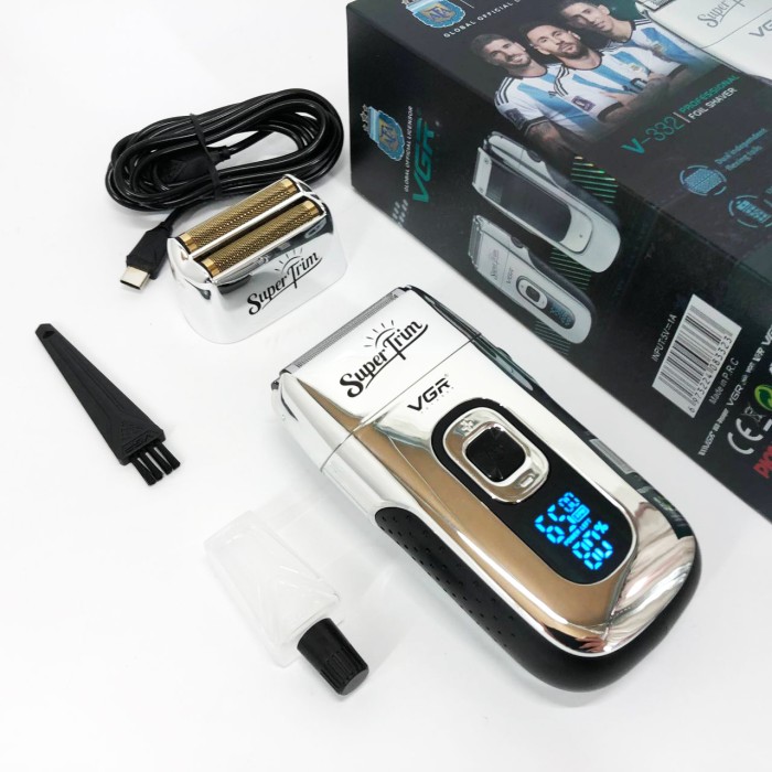 Бритва для бороди електронна VGR V-332, Чоловічі електробритви для обличчя, Бритви електричні JW-29