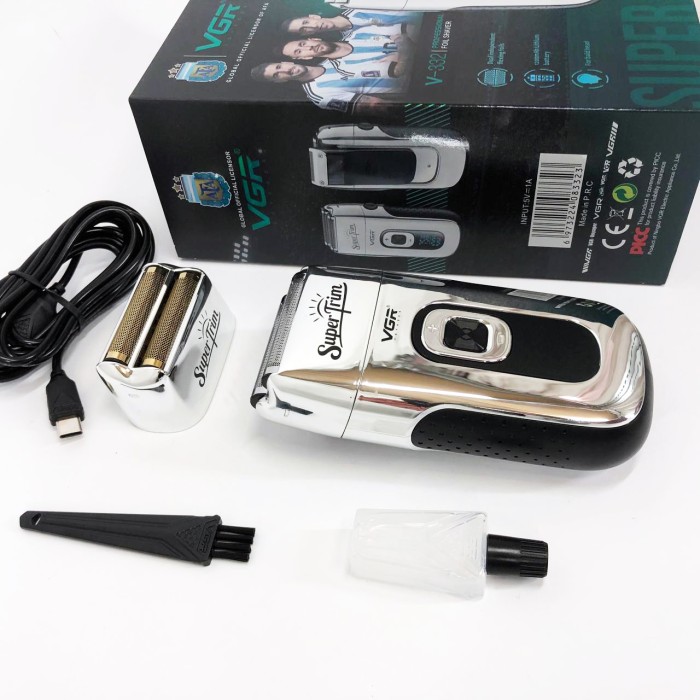 Бритва для бороди електронна VGR V-332, Чоловічі електробритви для обличчя, Бритви електричні JW-29