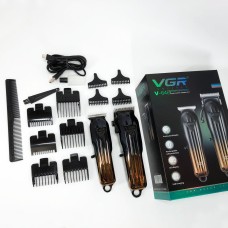Домашні машинки для стрижки VGR 2 в 1 V-646, Стильна машинка для стрижки Миюча машинка QT-15