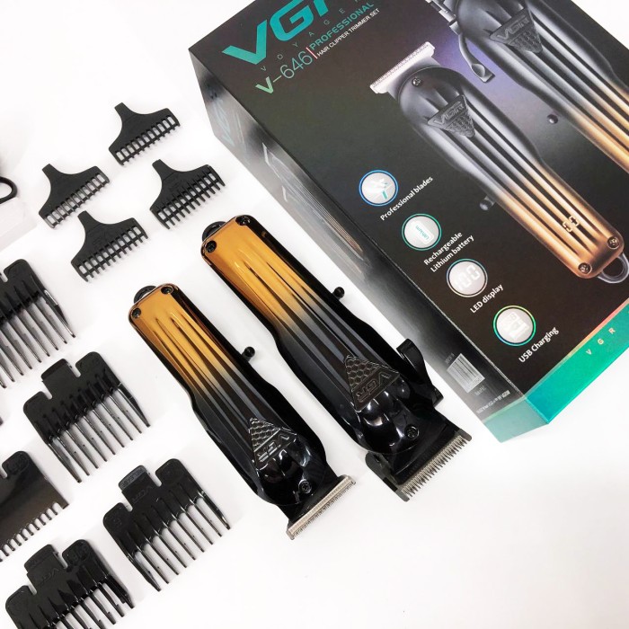 Домашні машинки для стрижки VGR 2 в 1 V-646, Стильна машинка для стрижки Миюча машинка QT-15