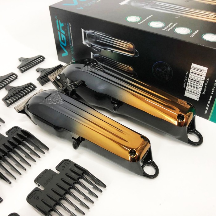 Електрична машинка для стрижки з насадками VGR, Електронна машинка для стрижки, Тример бездротовий KA-57