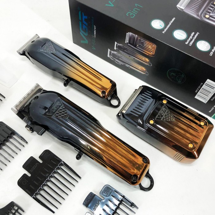 Миюча машинка для стрижки VGR, Тример для волосся портативний Профі машинка стрижки волосся JS-80