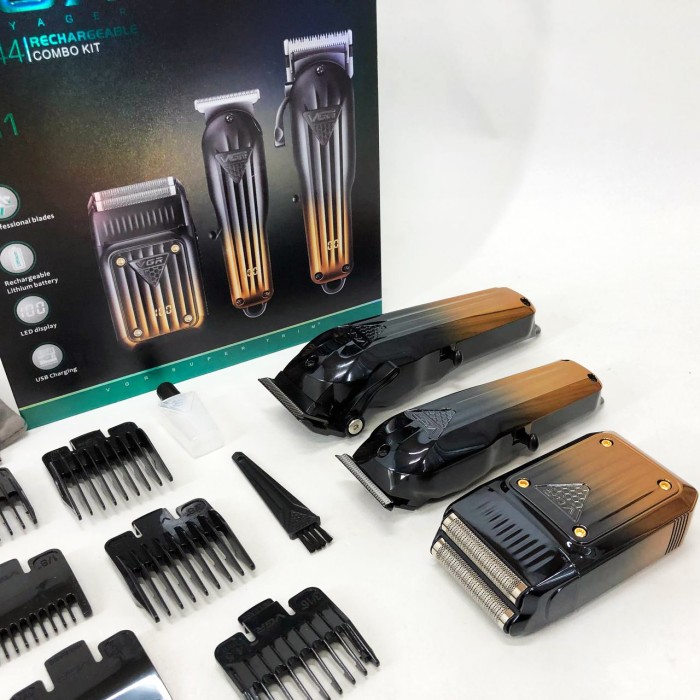 Миюча машинка для стрижки VGR, Тример для волосся портативний Профі машинка стрижки волосся JS-80