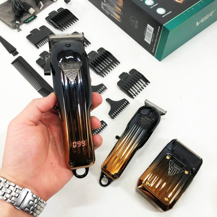 Машинка волосся міцна VGR 3 в 1 V-644, Хороший бездротовий триммер, Професійний тример EB-123 для гоління