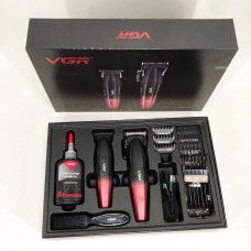 Тример бездротовий VGR V-640, Машинка для стрижки чоловіча, Перезаряджається набір для стрижки волосся AY-61