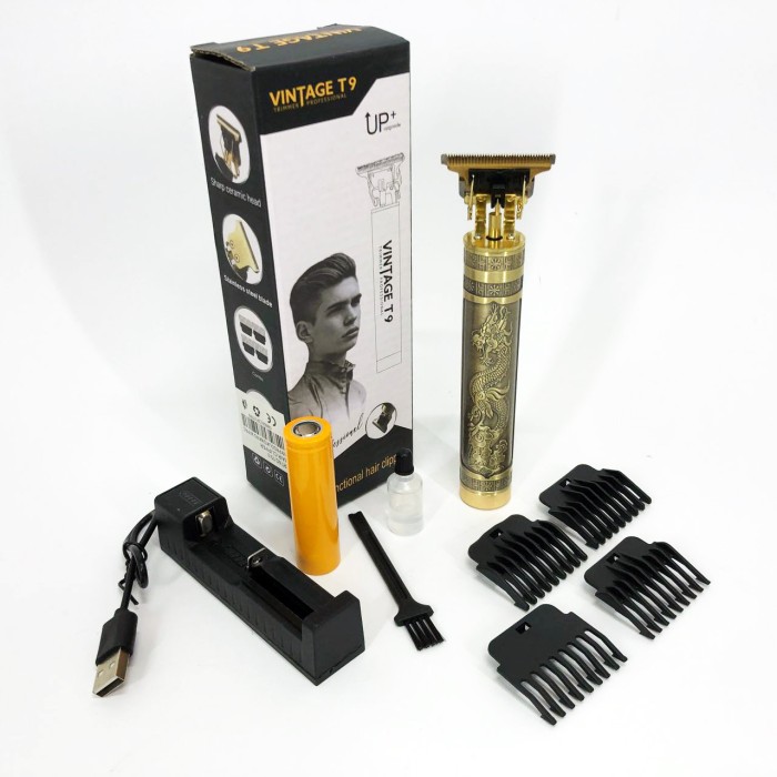 Миюча машинка для стрижки Vintage T9-3, Чоловічий набір для стрижки TX-932 волосся акумуляторний