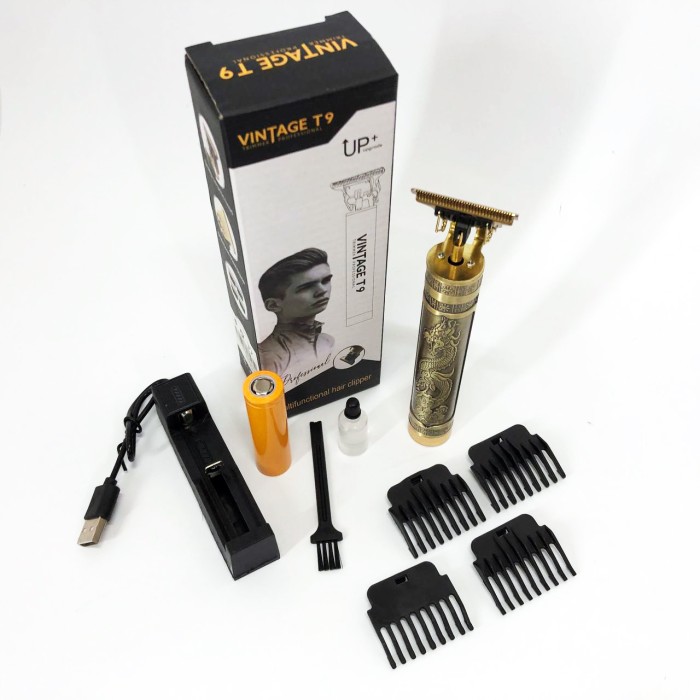 Професійний тример з насадками Vintage, Машинка для стрижки посіченого волосся, Тример для вусів LH-14