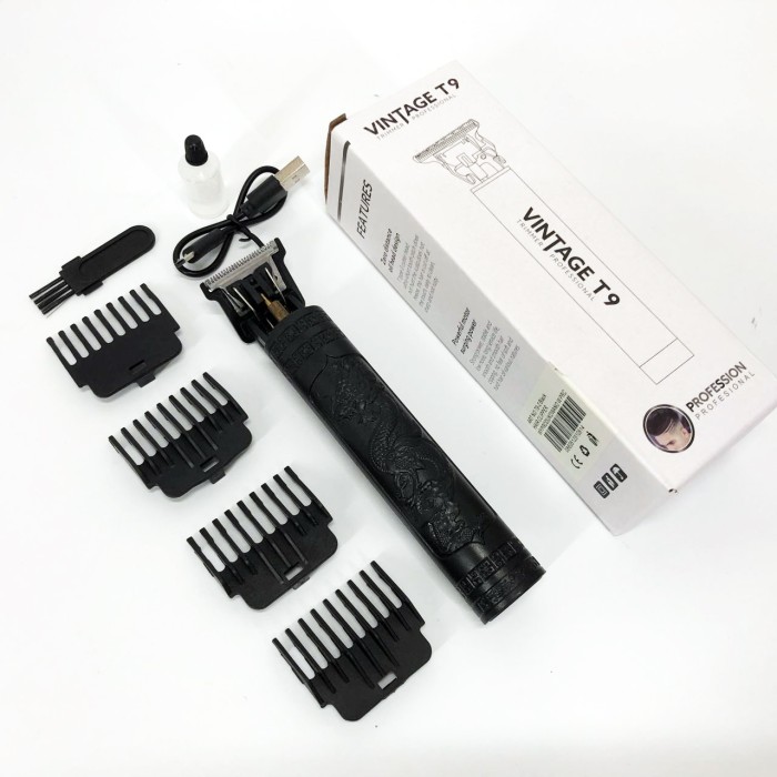 Акумуляторна машинка для стрижки Vintage T9-2, Машинка для стрижки хороша Електромашинка ZM-72