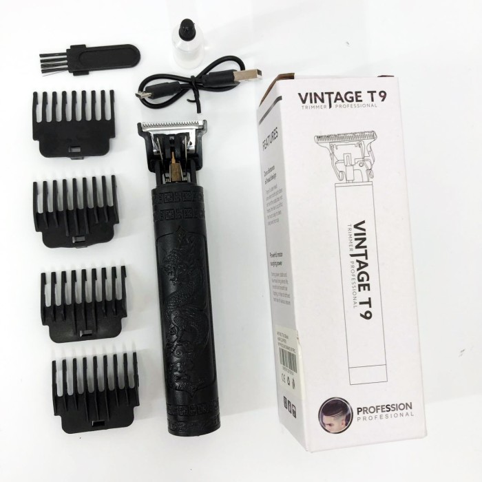 Акумуляторна машинка для стрижки Vintage T9-2, Машинка для стрижки хороша Електромашинка ZM-72